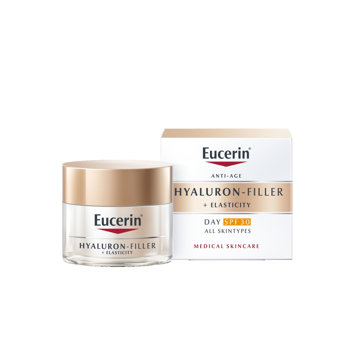 EUCERIN® Hyaluron-Filler + Elasticity dieninis kremas SPF 30, 50ml - 