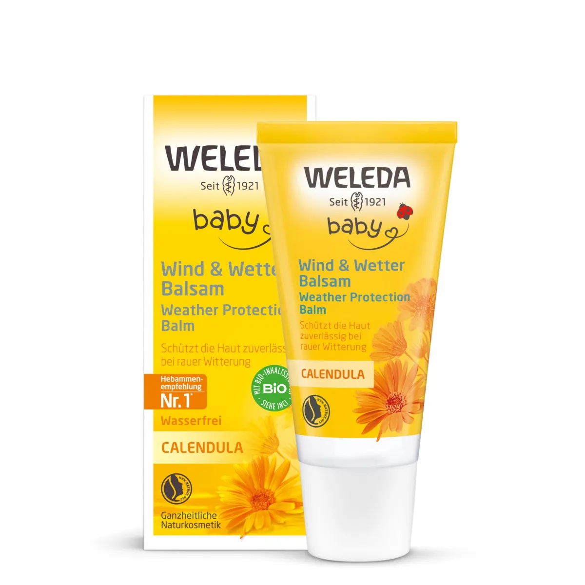 Weleda CALENDULA kremas nuo vėjo ir šalčio su medetkomis, 30ml - 
