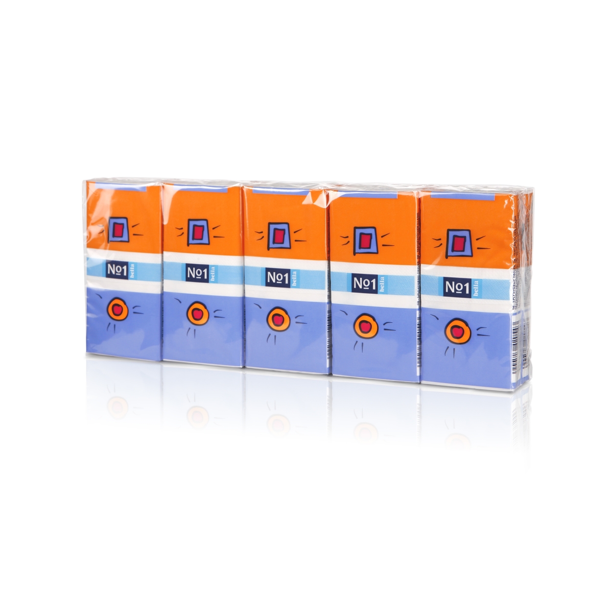 BELLA No1 vienkartinės nosinaitės N10*10 - 