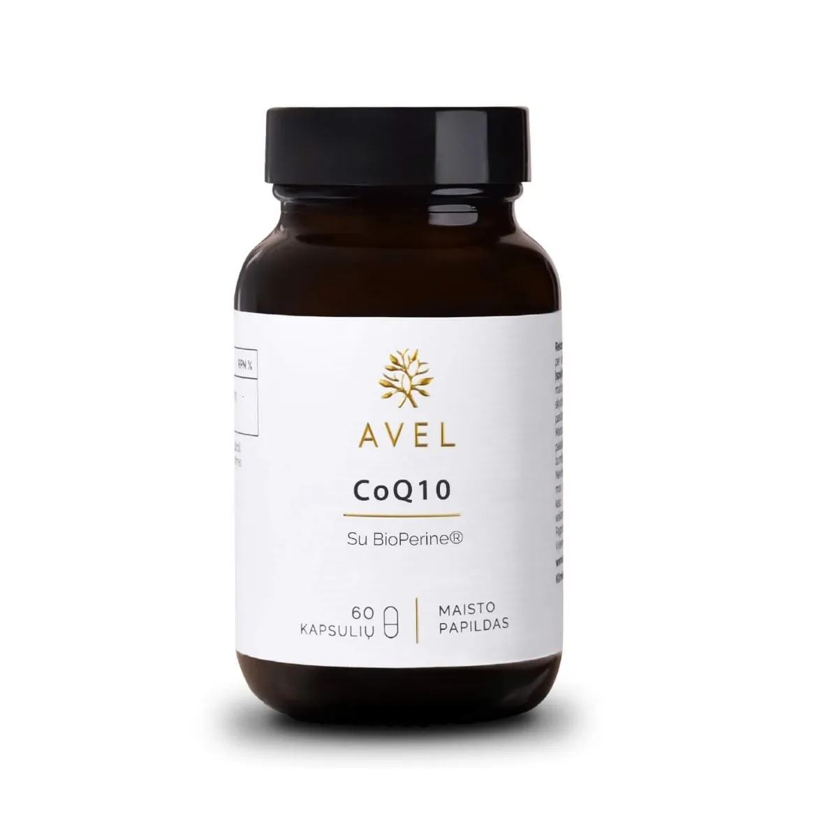 AVEL COQ10 SU BIOPERINE®, 60 kapsulių -  1