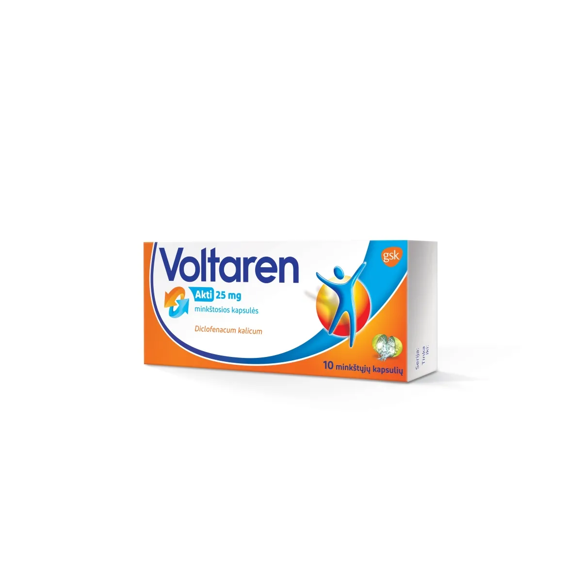 Voltaren Akti 25mg caps. N10 - 