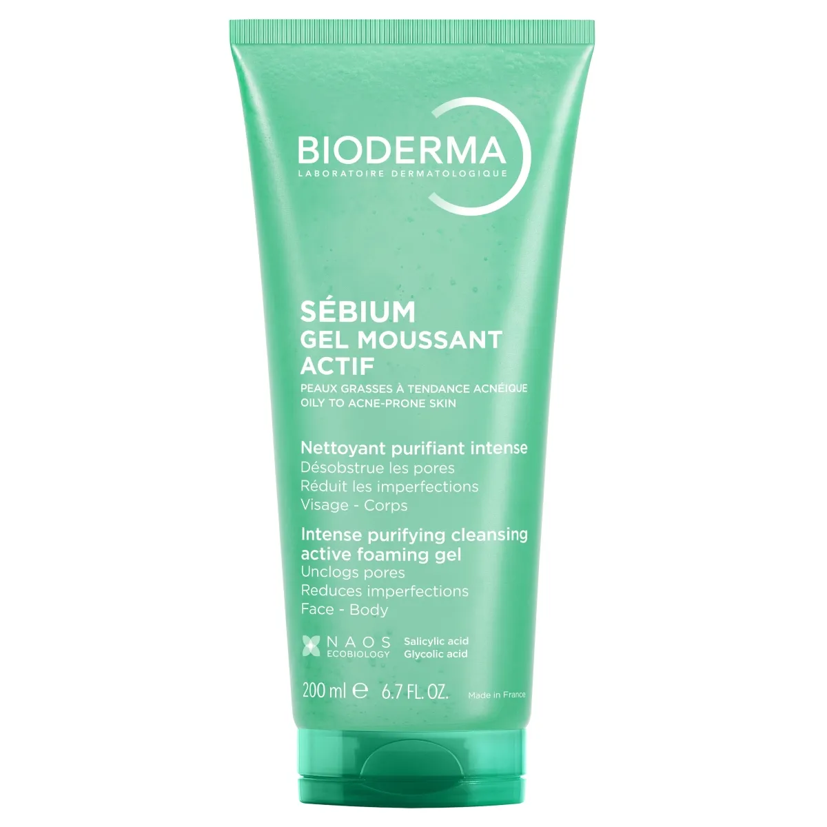 BIODERMA  gelinis prausiklis riebiai odai, SÉBIUM GEL MOUSSANT, 200 - 