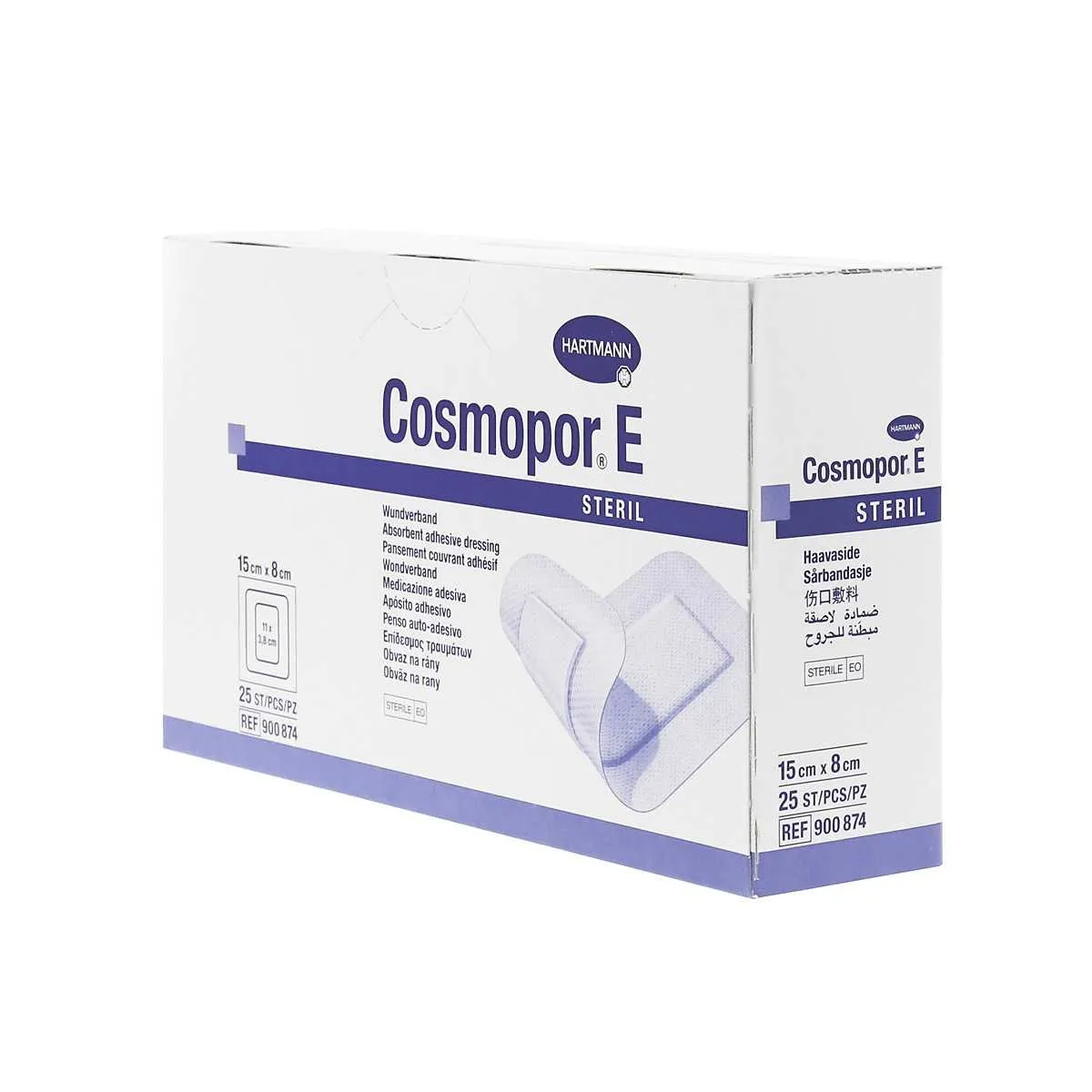 HARTMANN sterilus lipnus chirurginis pleistras COSMOPOR E 15 x 8cm N25 - 