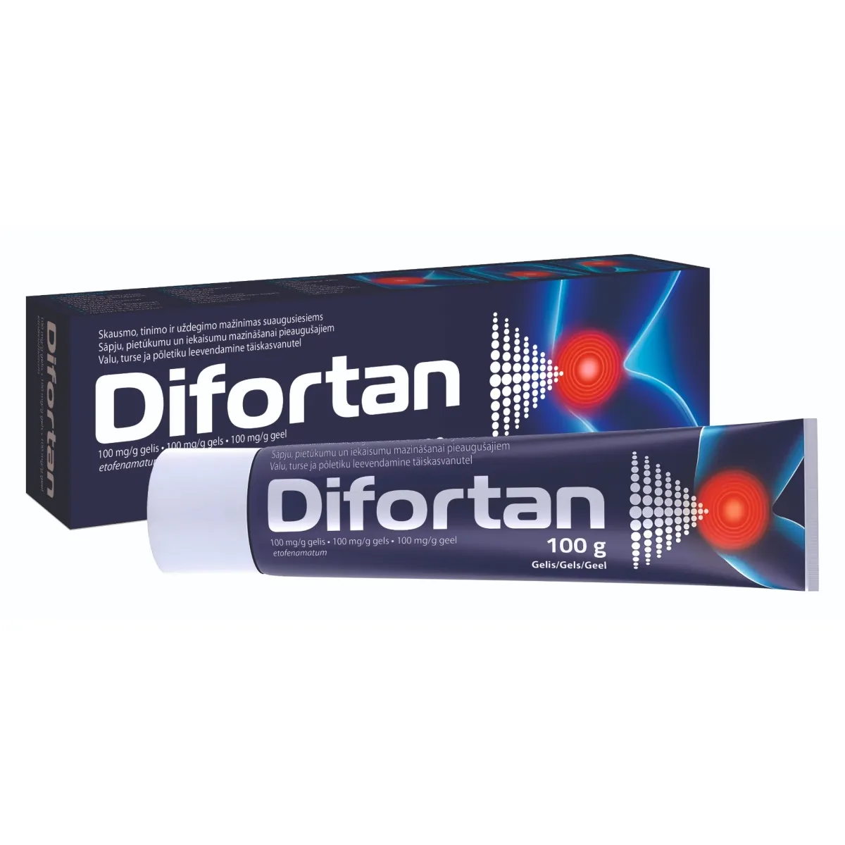 Difortan 100mg/g gelis 100g N1 - 