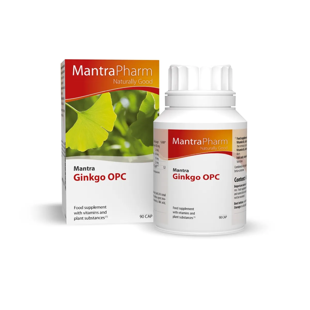 MANTRA GINKGO OPC, 90 kapsulių - 