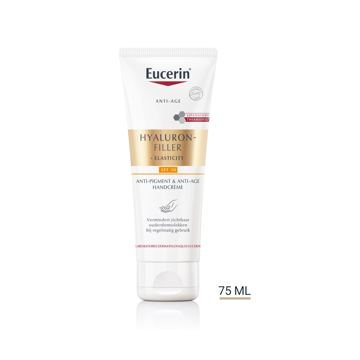 EUCERIN rankų kremas brandžiai odai HYALURON-FILLER+ELASTICITY, 75ml - 