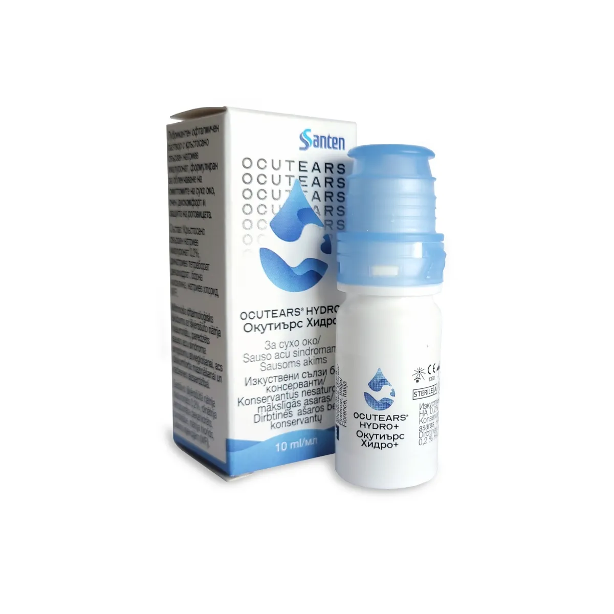 Ocutears Hydro+ drėkinamasis akių tirpalas, 10ml - 