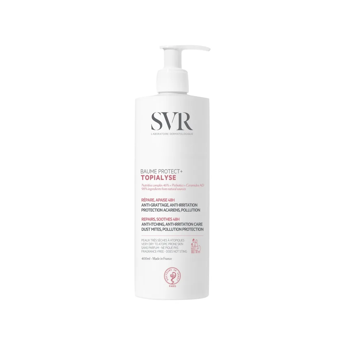 SVR raminamasis balzamas TOPIALYSE BAUME PROTECT+, 400ml - 