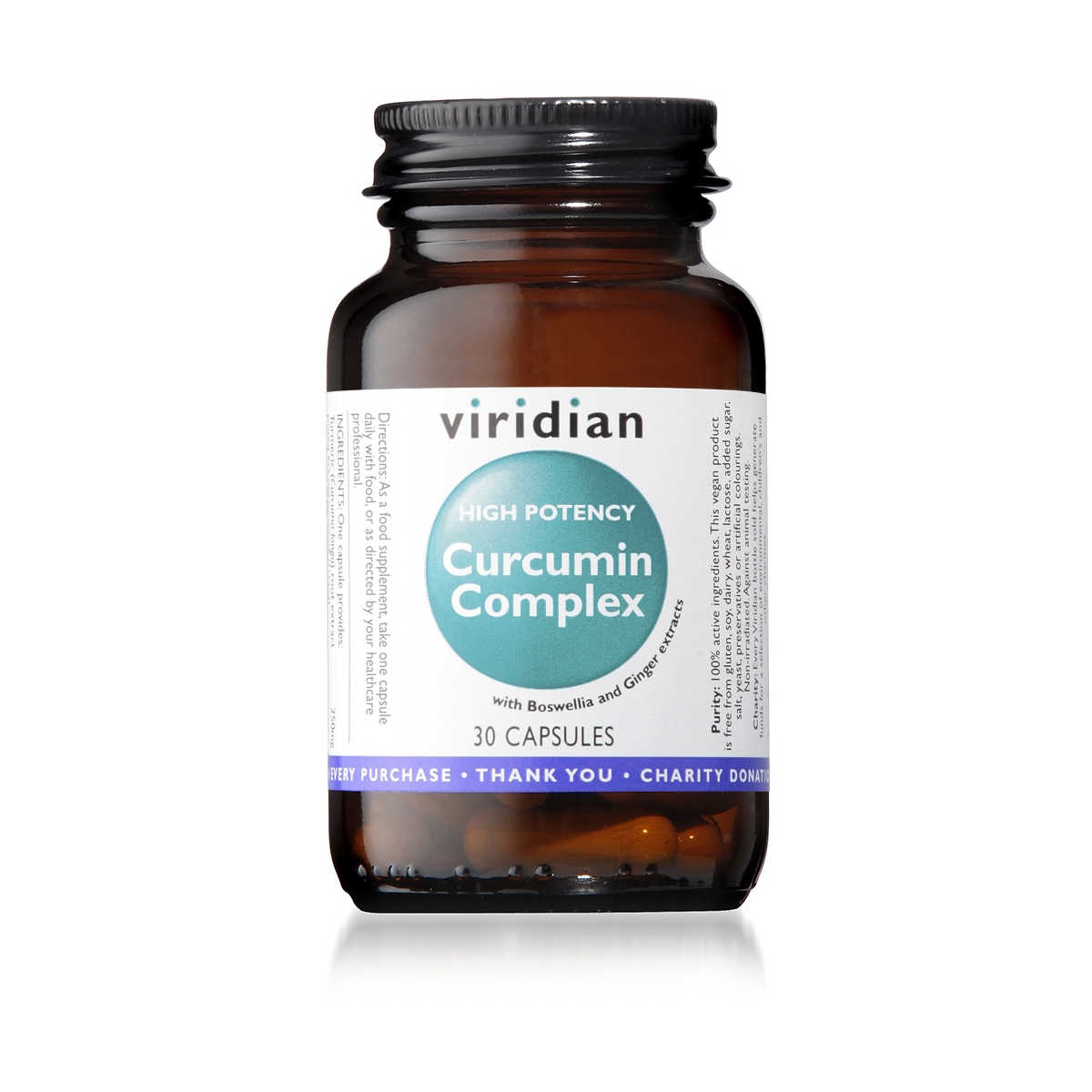 VIRIDIAN HIGH POTENCY CURCUMIN COMPLEX, N30 - 