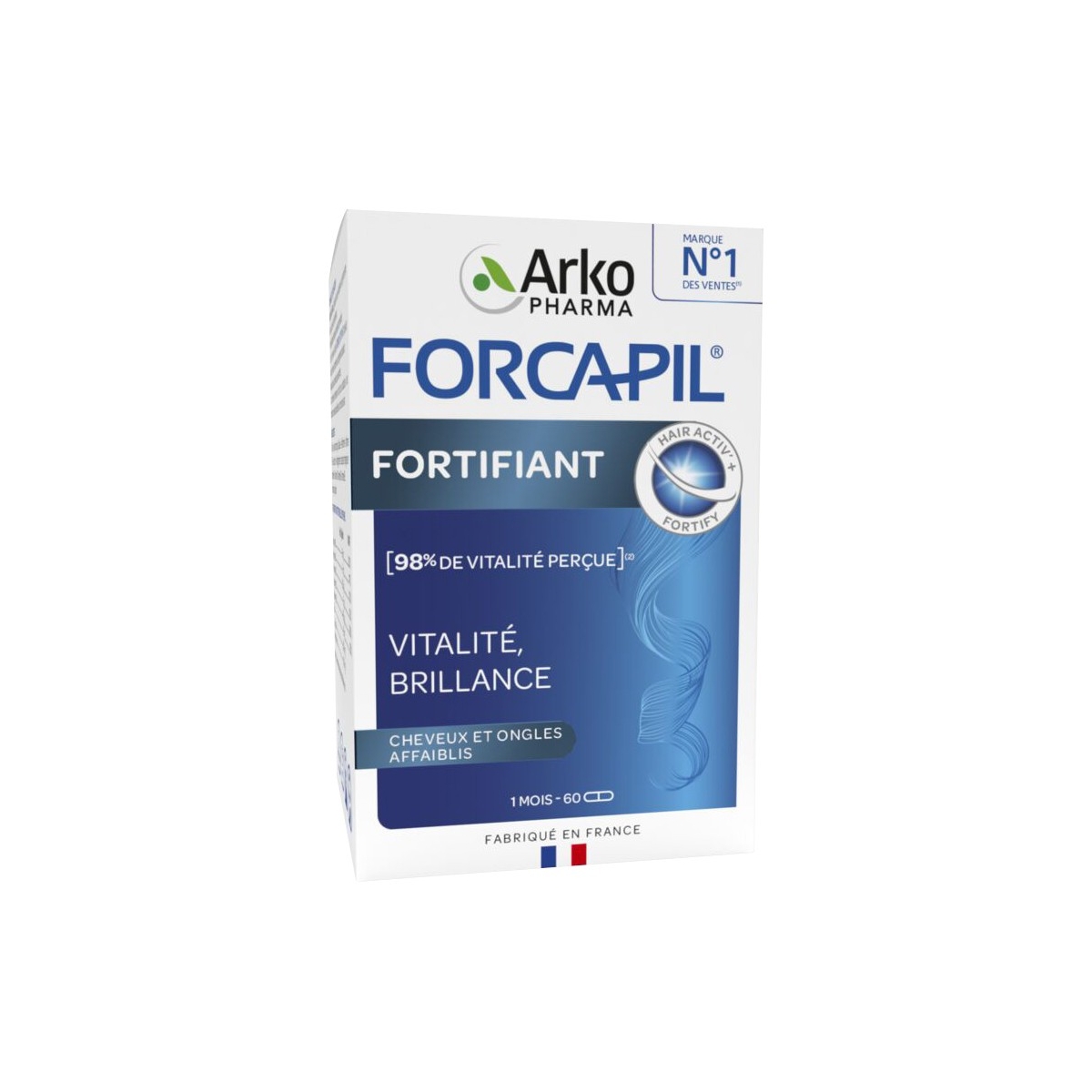 FORCAPIL kapsulės, N60 - 