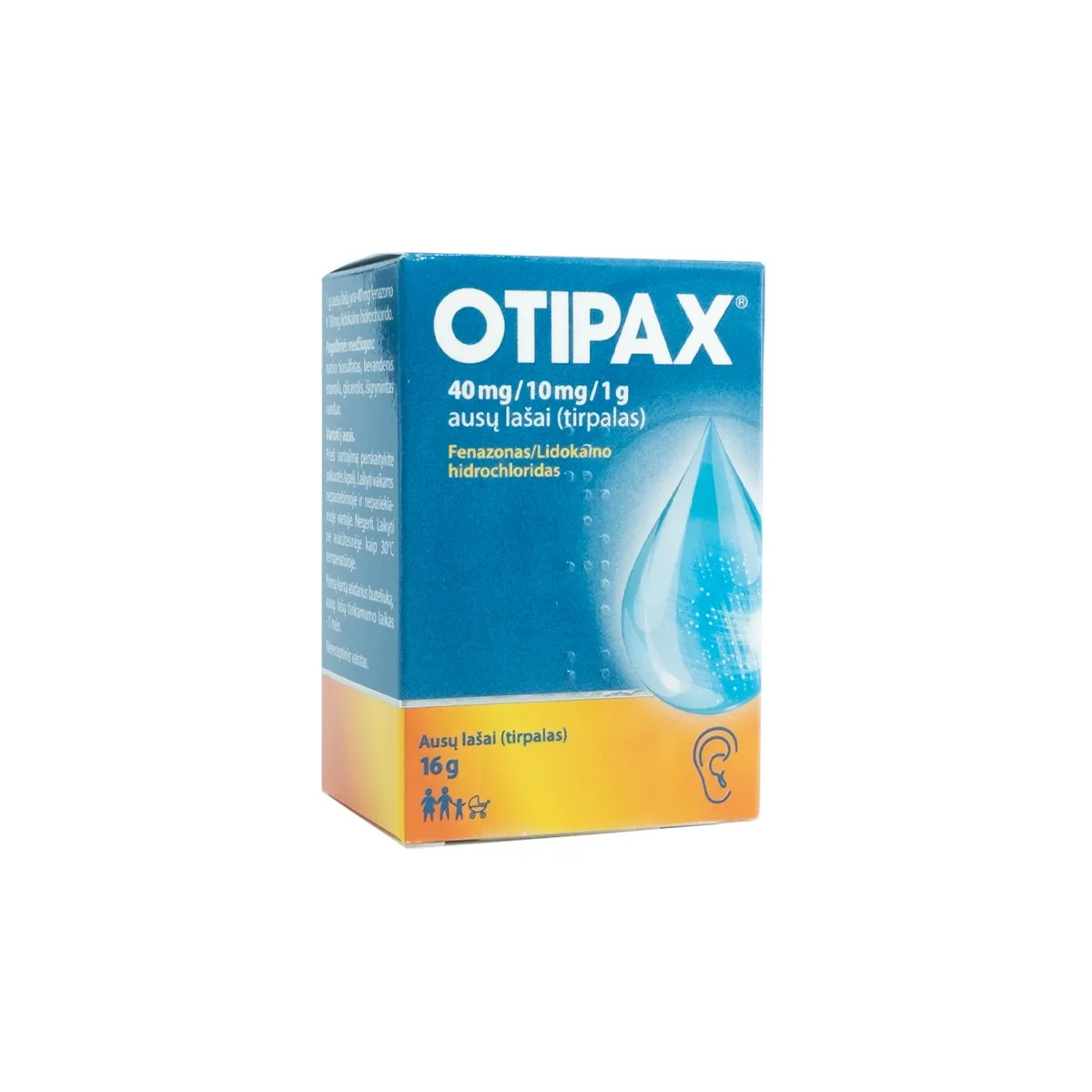 Otipax ausų lašai, tirpalas 15ml - 