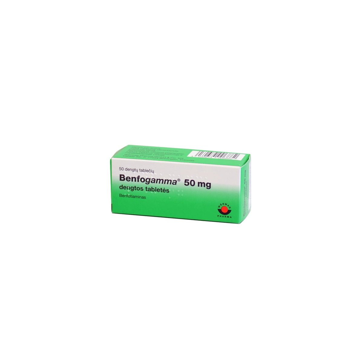 Benfogamma 50mg dengtos tabletės N50 - 