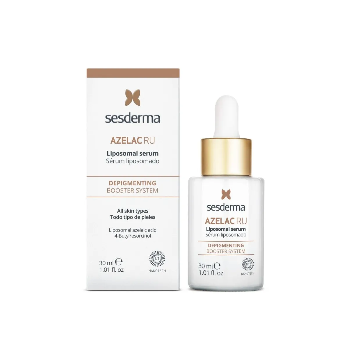 SESDERMA liposominis serumas pigmentuotai odai AZELAC RU, 30ml - 