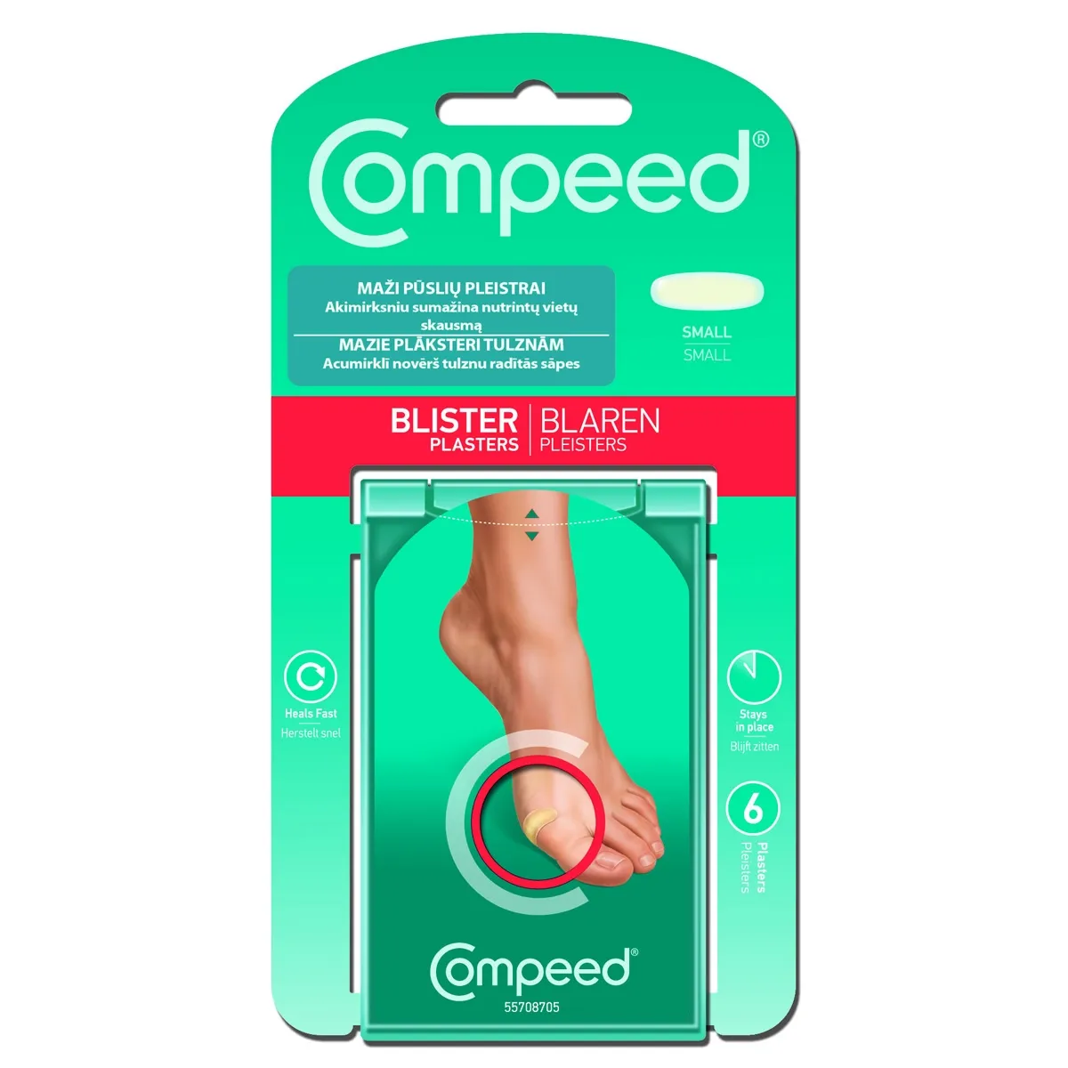 COMPEED pleistrai pūslėms SMALL, N6 - 