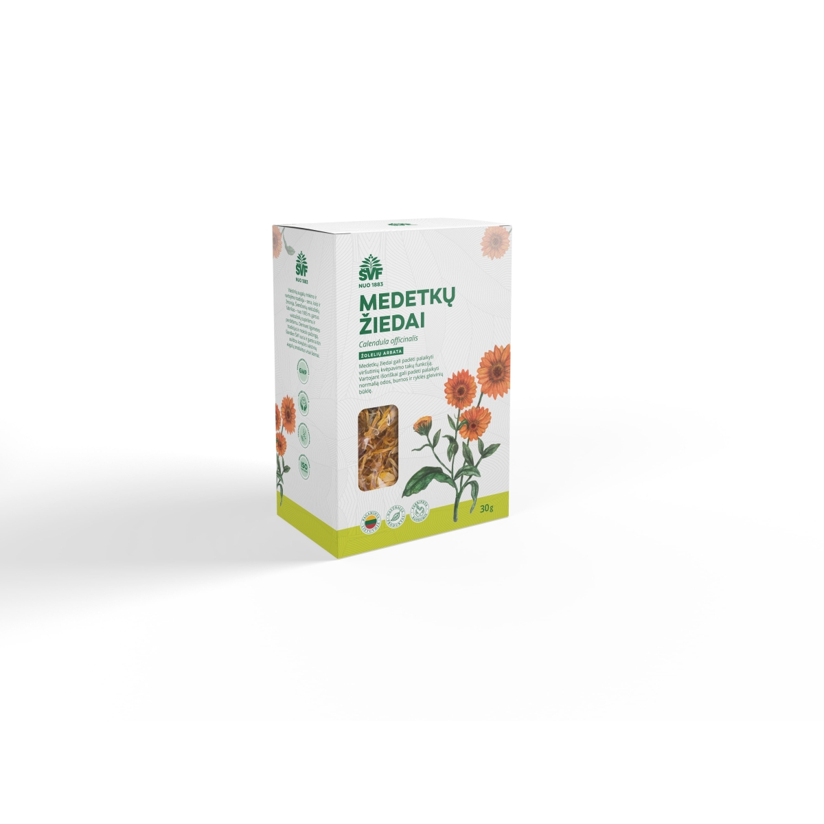 ŠVF žolelių arbata MEDETKŲ ŽIEDAI, 30g - 