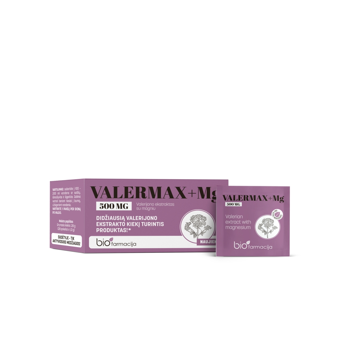 ValerMax + Mg, milteliai, N28 - 