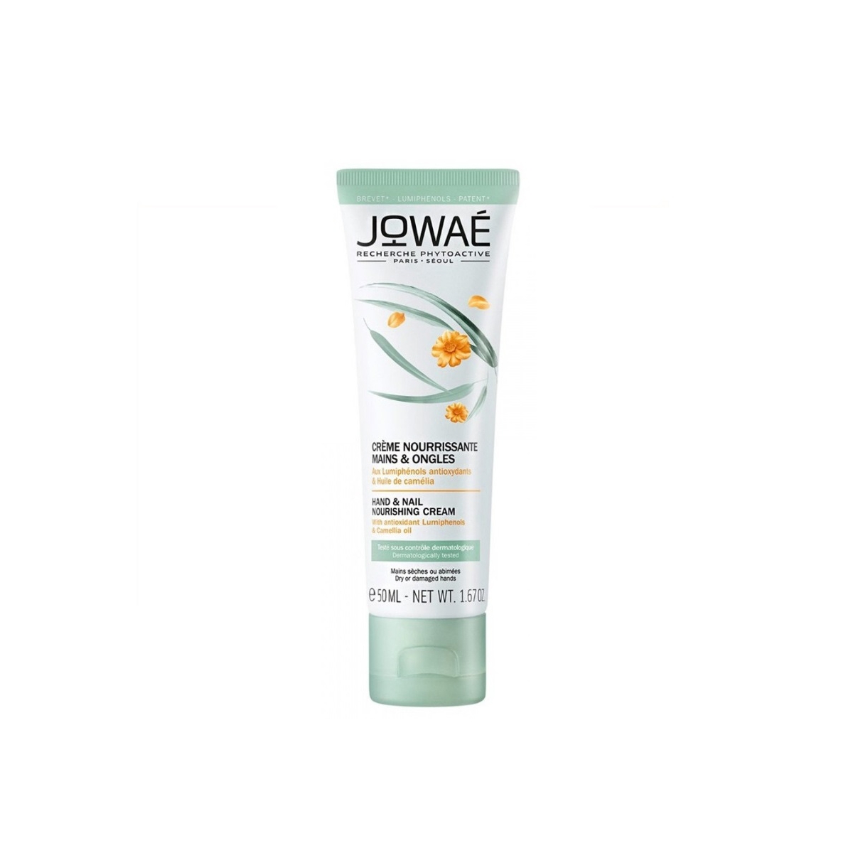 JOWAE maitinamasis rankų ir nagų kremas su kamelijų aliejumi, 50ml - 