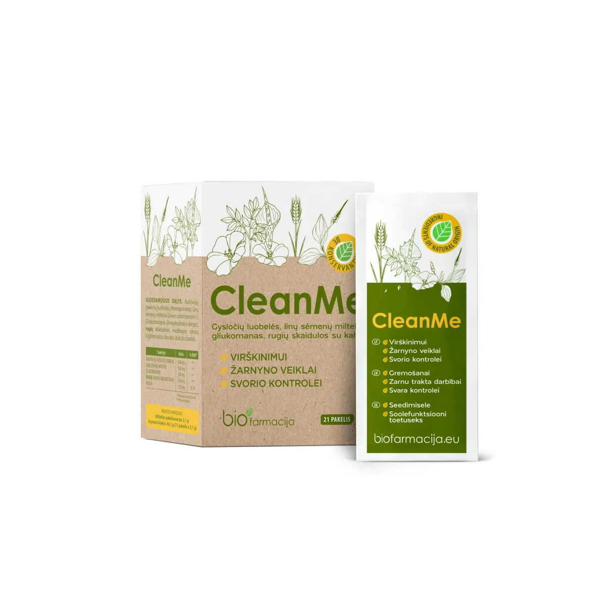 CLEAN ME, milteliai, N21 - 