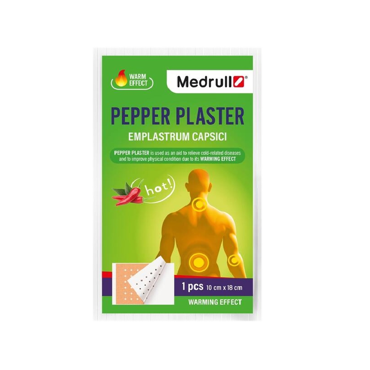 MEDRULL pipirinis pleistras 10x18cm N1 - 
