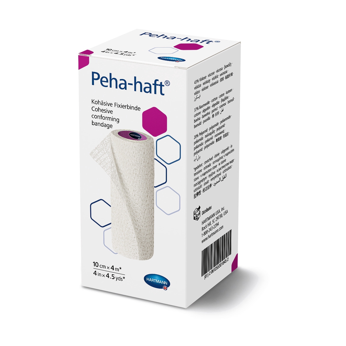 HARTMANN savaime sukimbantis tvarstis PEHA-HAFT, 10cm x 4m, N1 - 