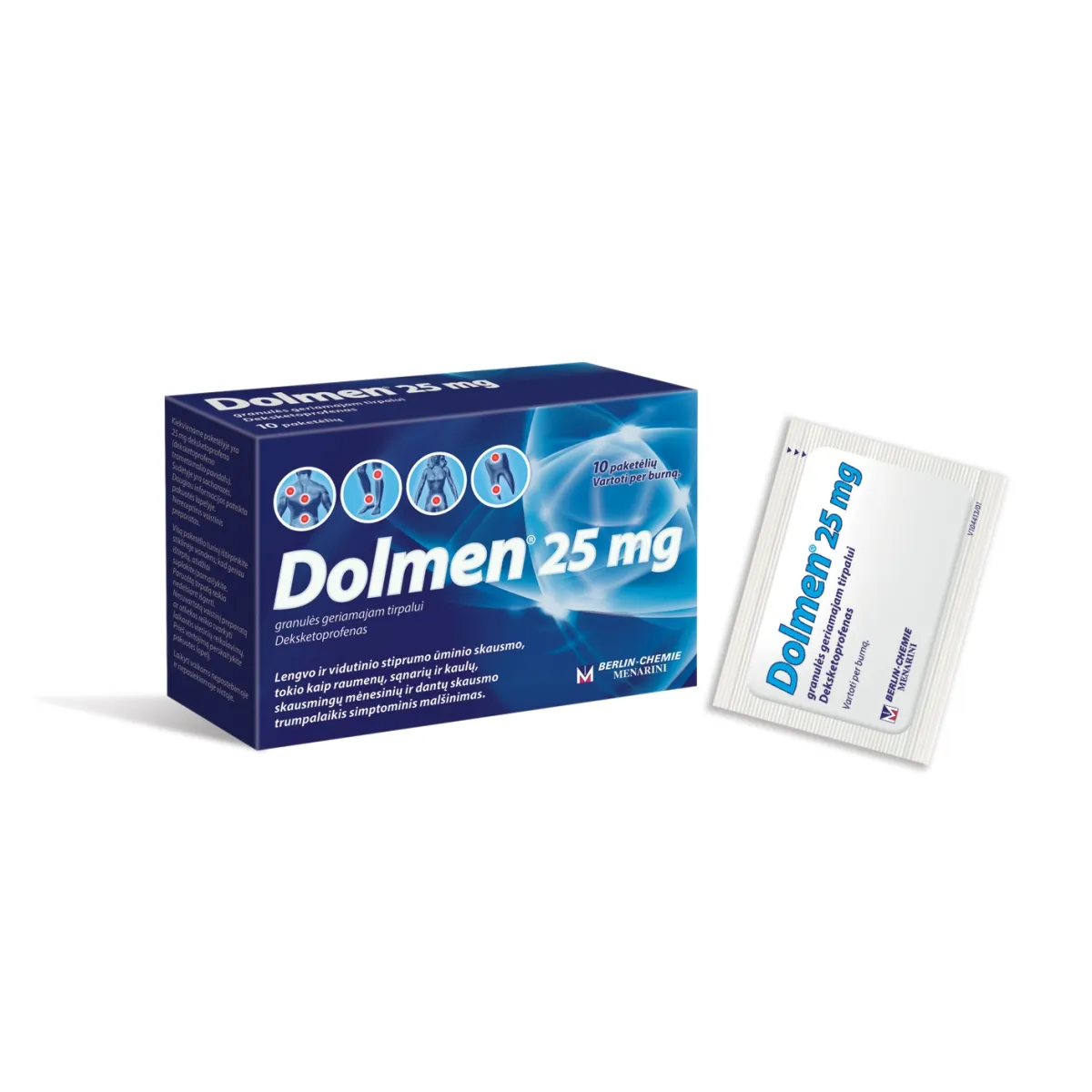 Dolmen 25mg gran.tirp. N10 - 