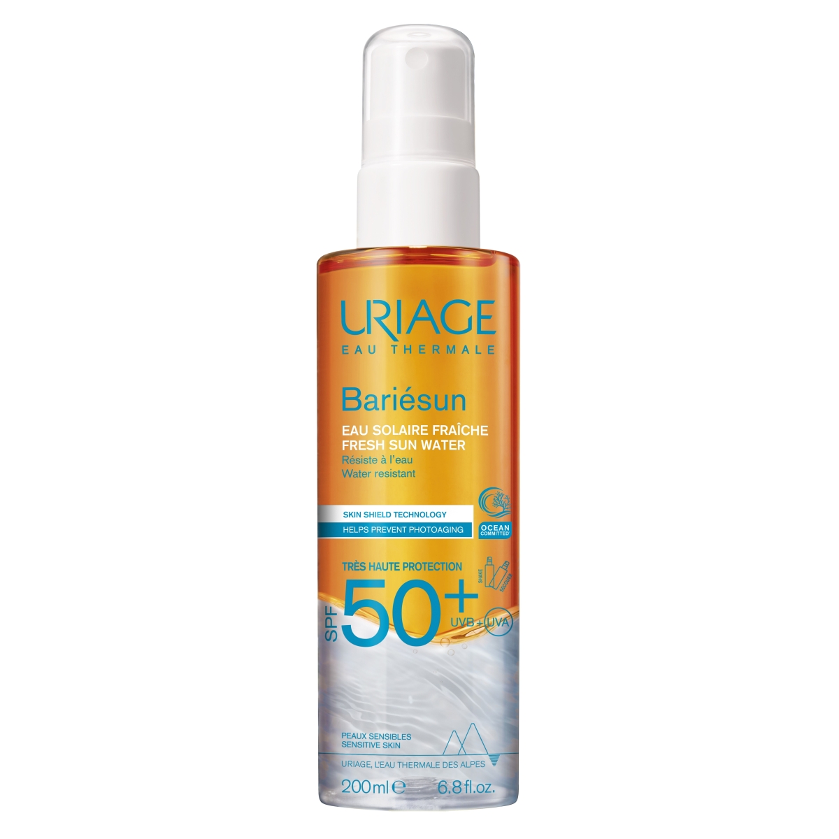 URIAGE, purškalas BARIESUN SUN WATER SPF50+, 200ml - 