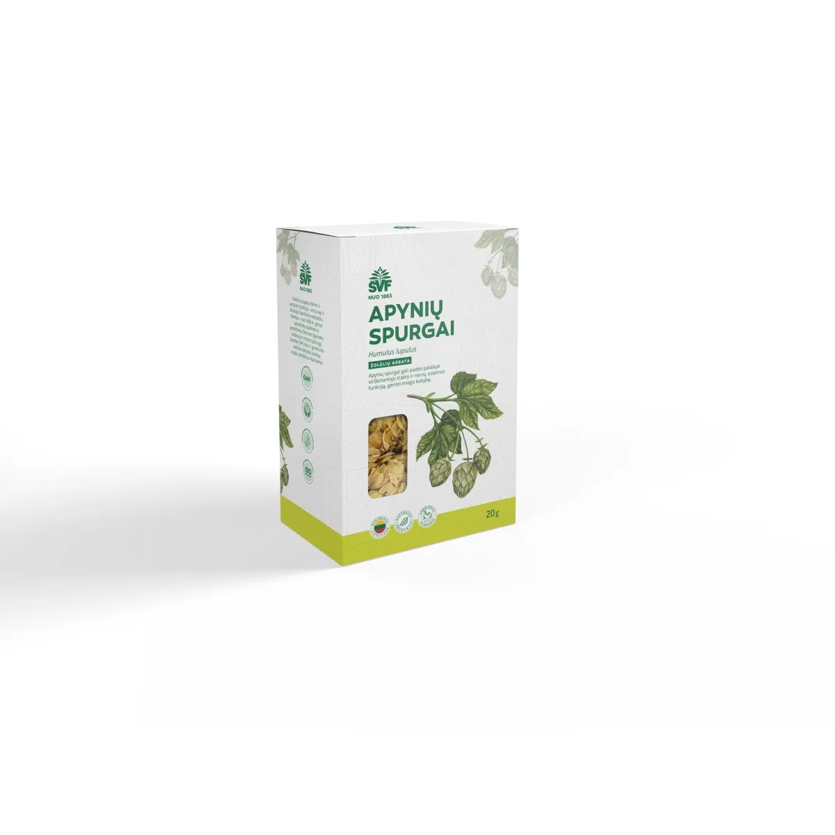 ŠVF žolelių arbata APYNIŲ SPURGAI, 20g - 