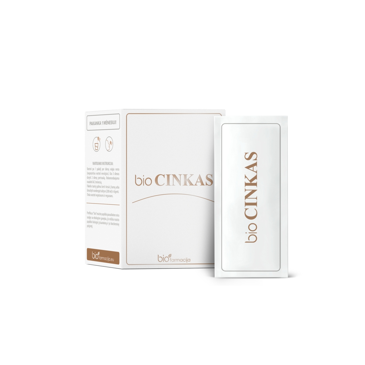 BIOCINKAS, 30 mg, milteliai, geriamajam tirpalui ruošti, N20 - 