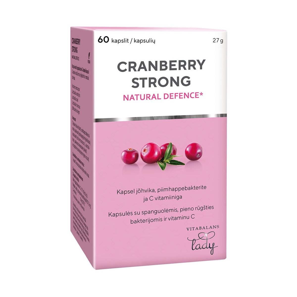 VITABALANS CRANBERRY STRONG kapsulės N60 - 