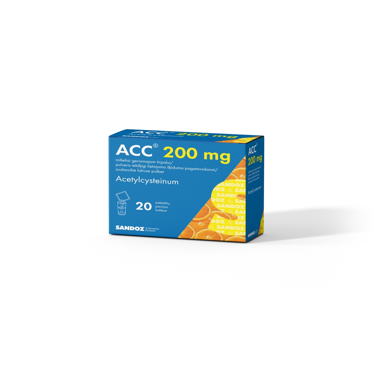 ACC 200mg milt. 3g N20 -  1