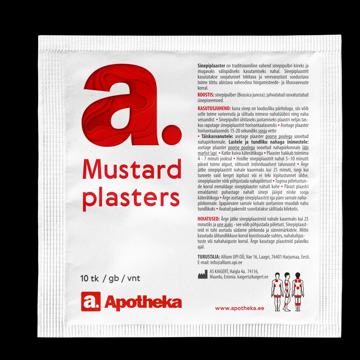 A. GARSTYČIŲ pleistrai, N10 - 