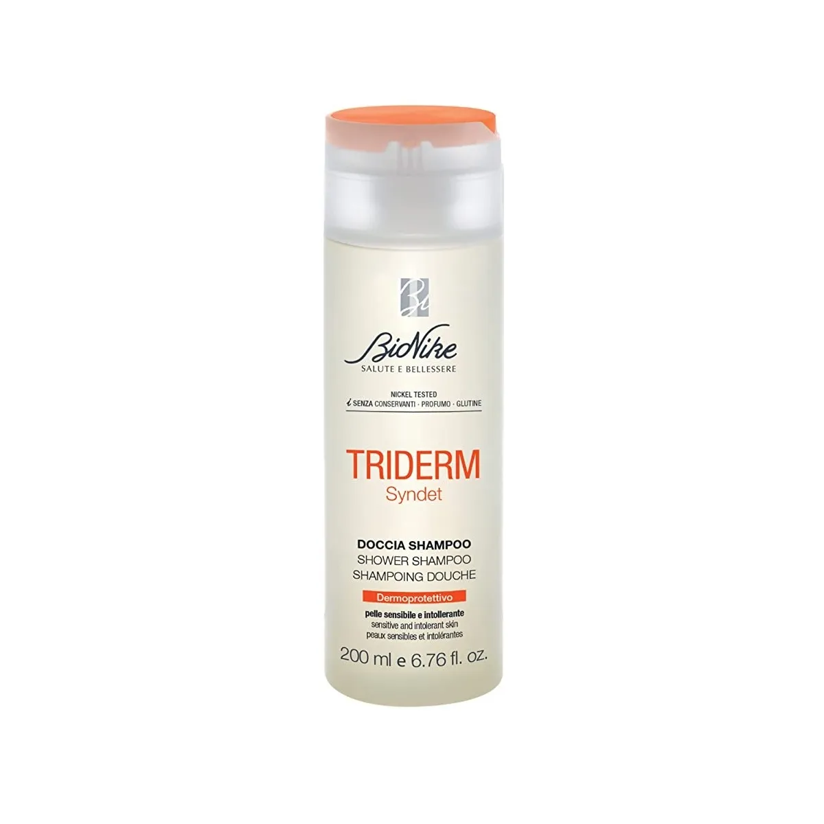 BIONIKE itin švelnus dušo šampūnas plaukams ir kūnui TRIDERM, 200ml - 