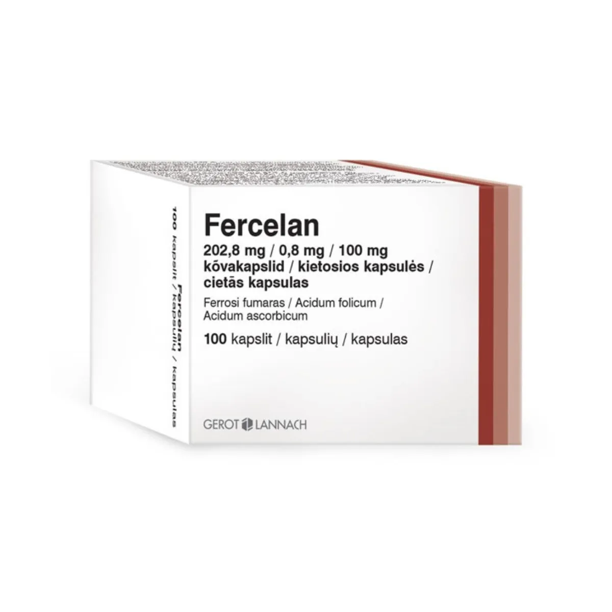 Fercelan kietosios kapsulės N100 - 