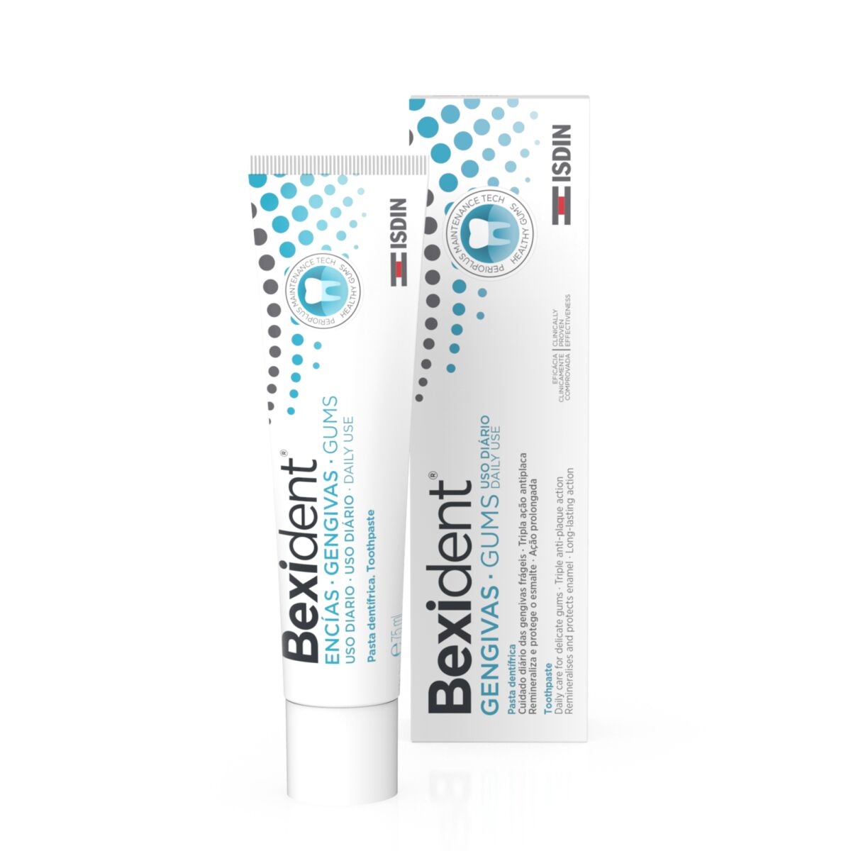 ISDIN dantų pasta jautrių dantenų priežiūrai  BEXIDENT GUMS, 75ml - 