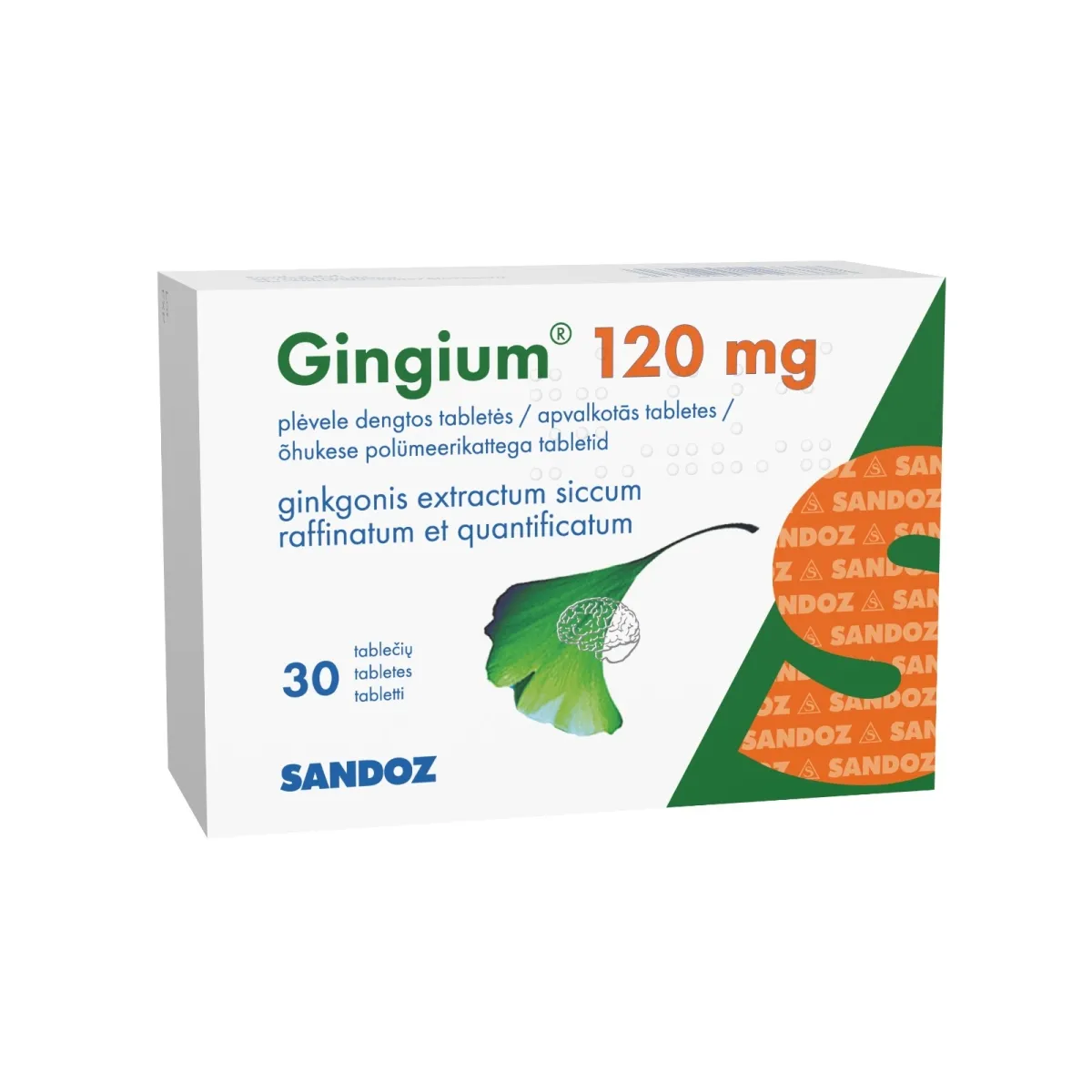 Gingium 120mg tab. N30 - 