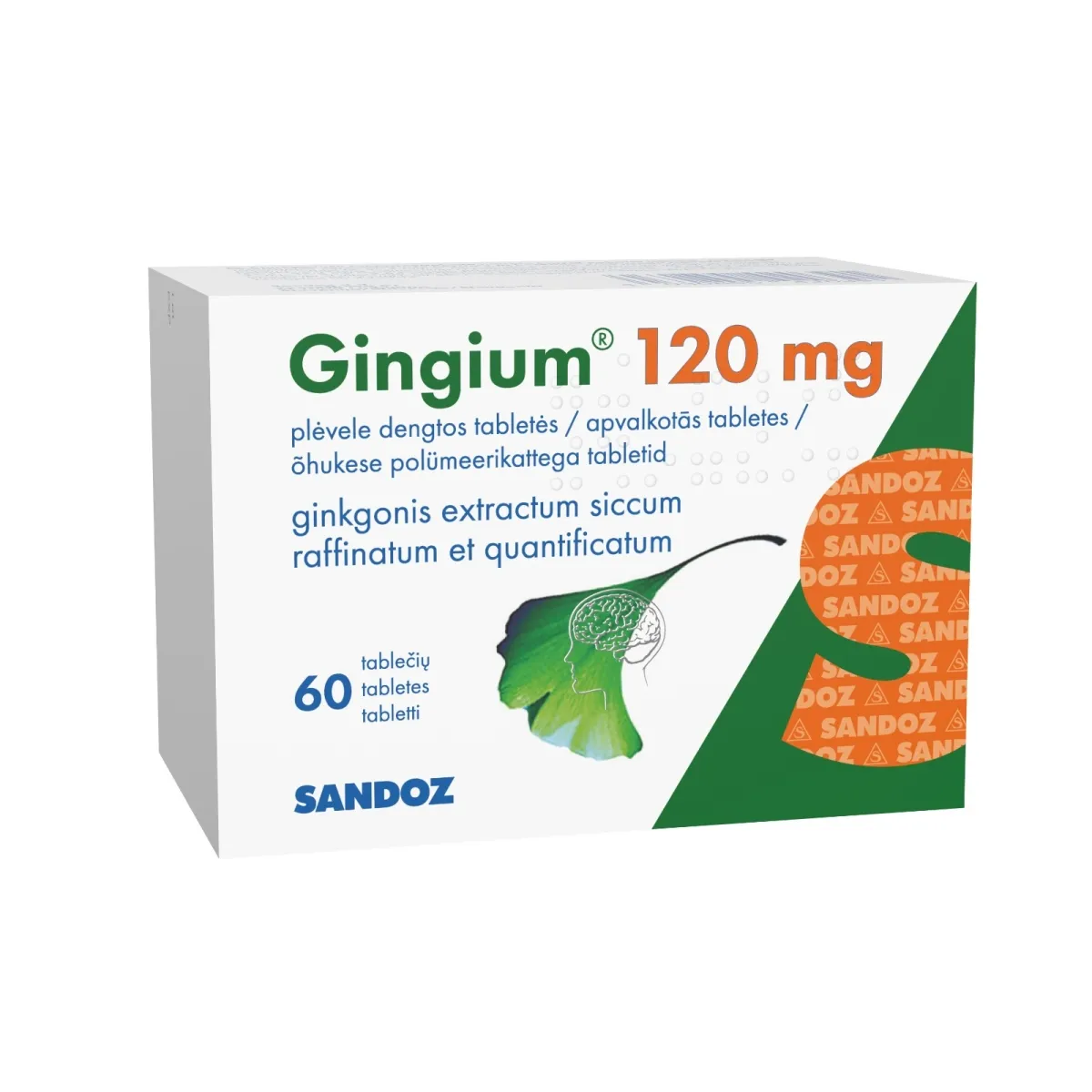 Gingium 120mg tab. N60 - 