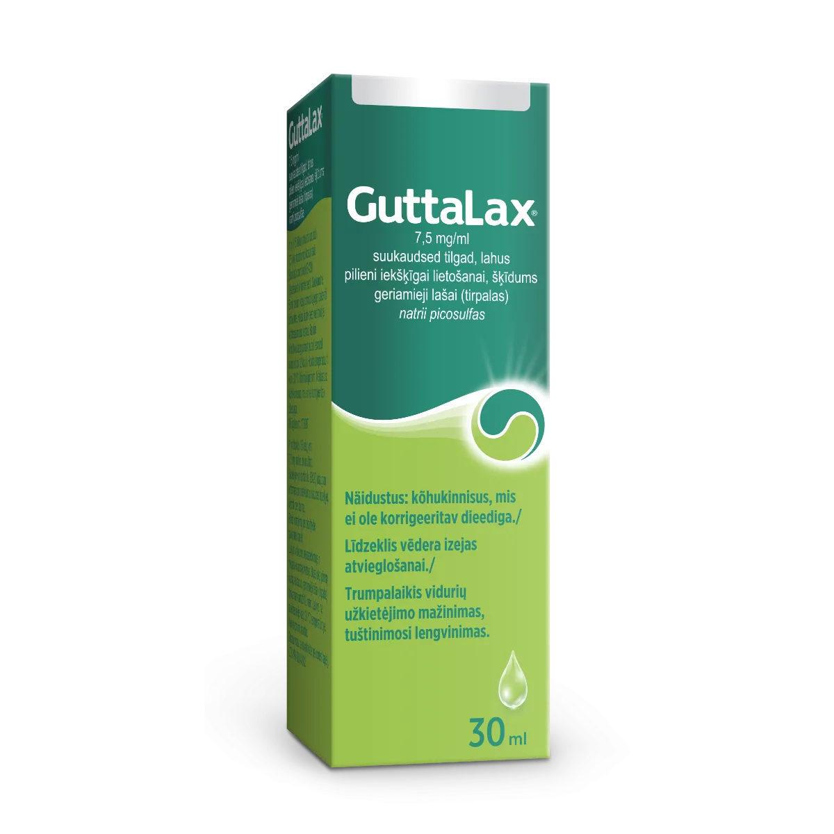 Guttalax 7,5mg/ml lašai 30ml N1 -  1