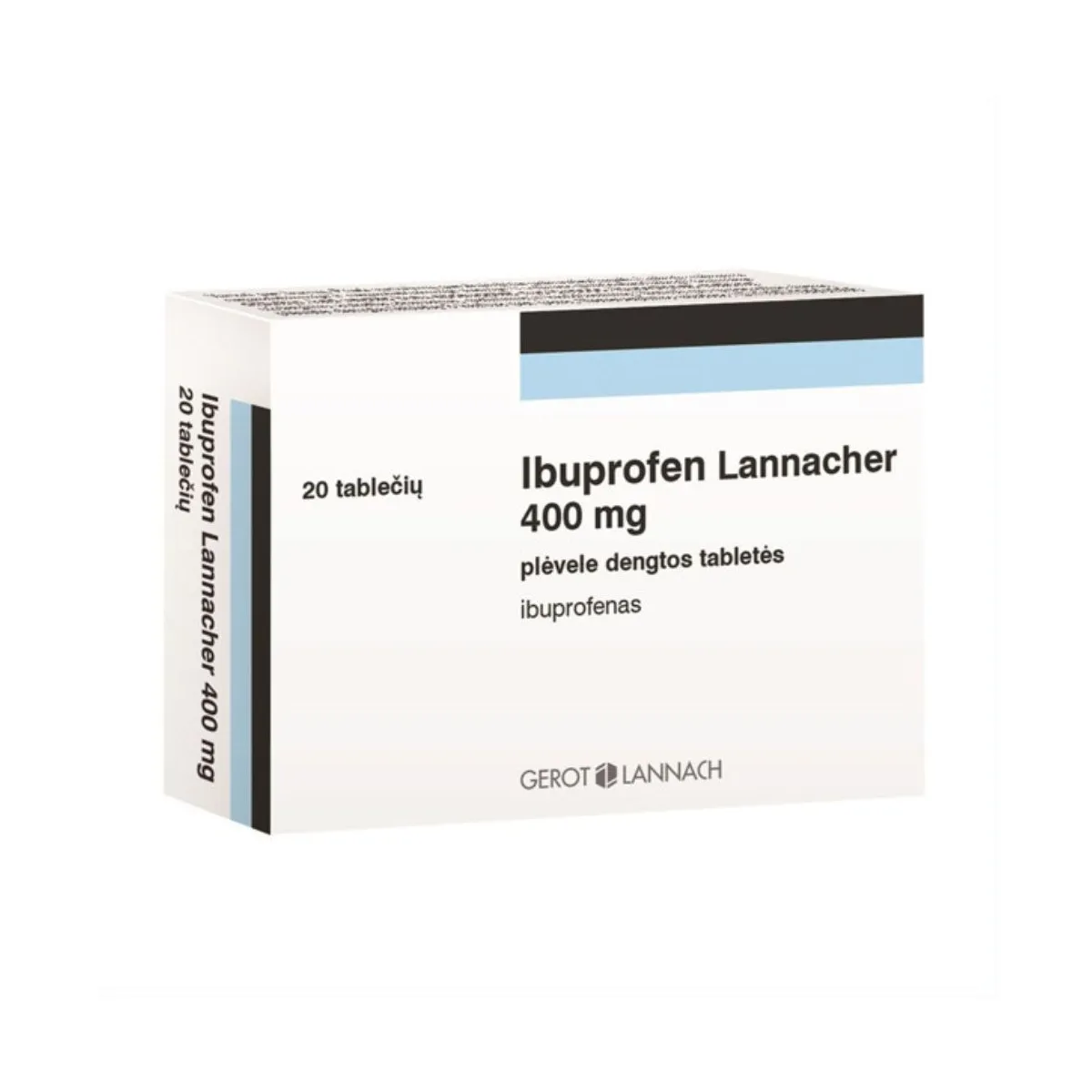 Ibuprofen Lannacher 400mg plėvele dengtos tab. N20 - 
