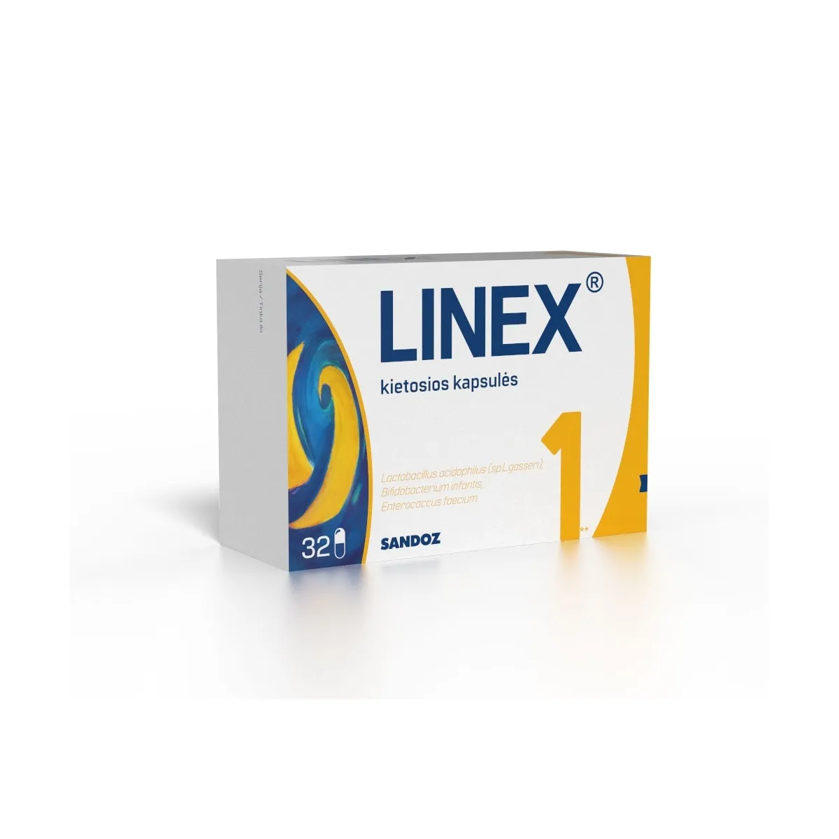 Linex kietosios kapsulės N32 - 