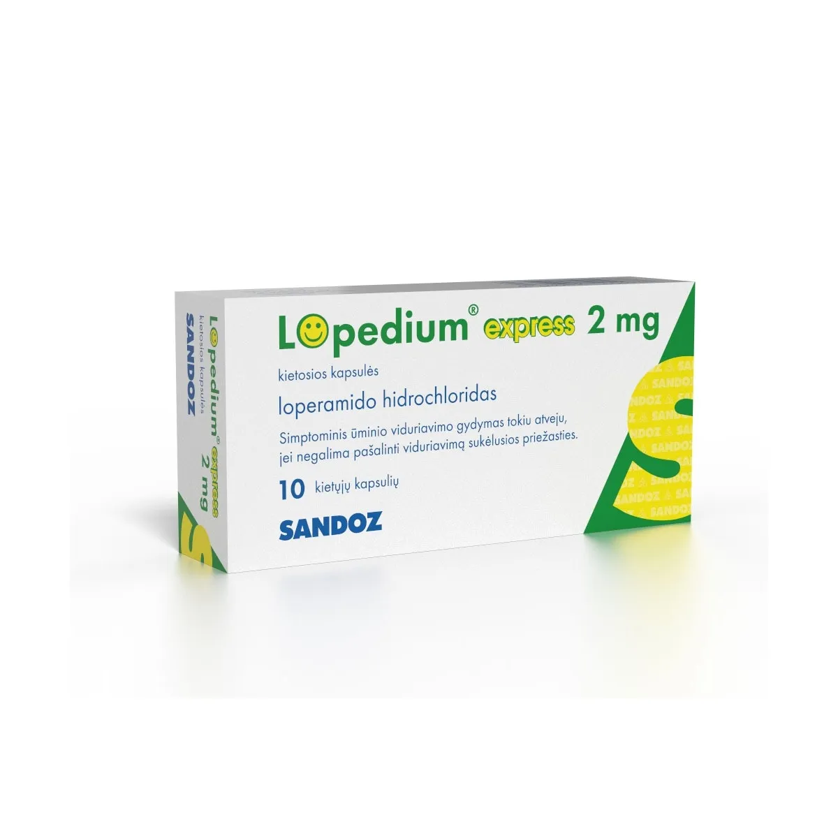 Lopedium express 2mg caps. N10 - 