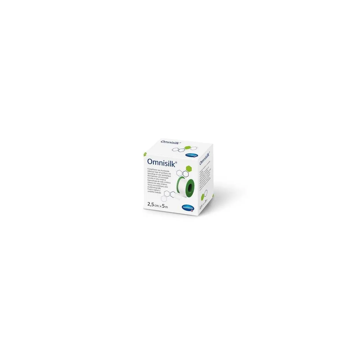 HARTMANN pleistras OMNISILK, 2.5cm x 5m, N1 - 