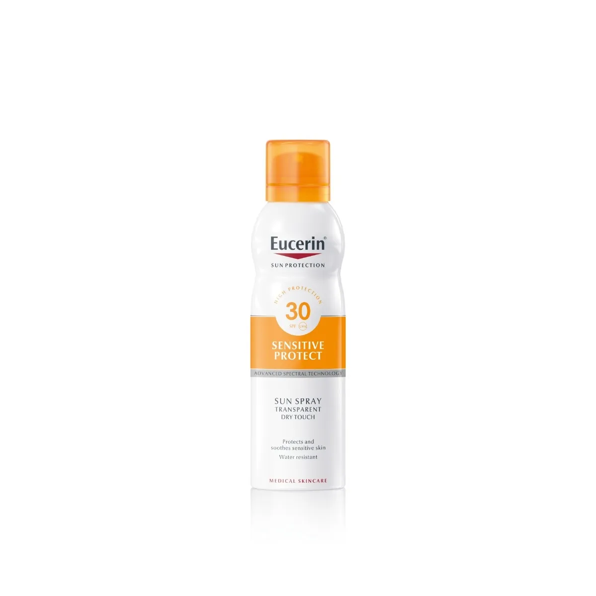 EUCERIN purškiama dulksna nuo saulės SENSITIVE PROTECT, SPF 30, 200ml - 