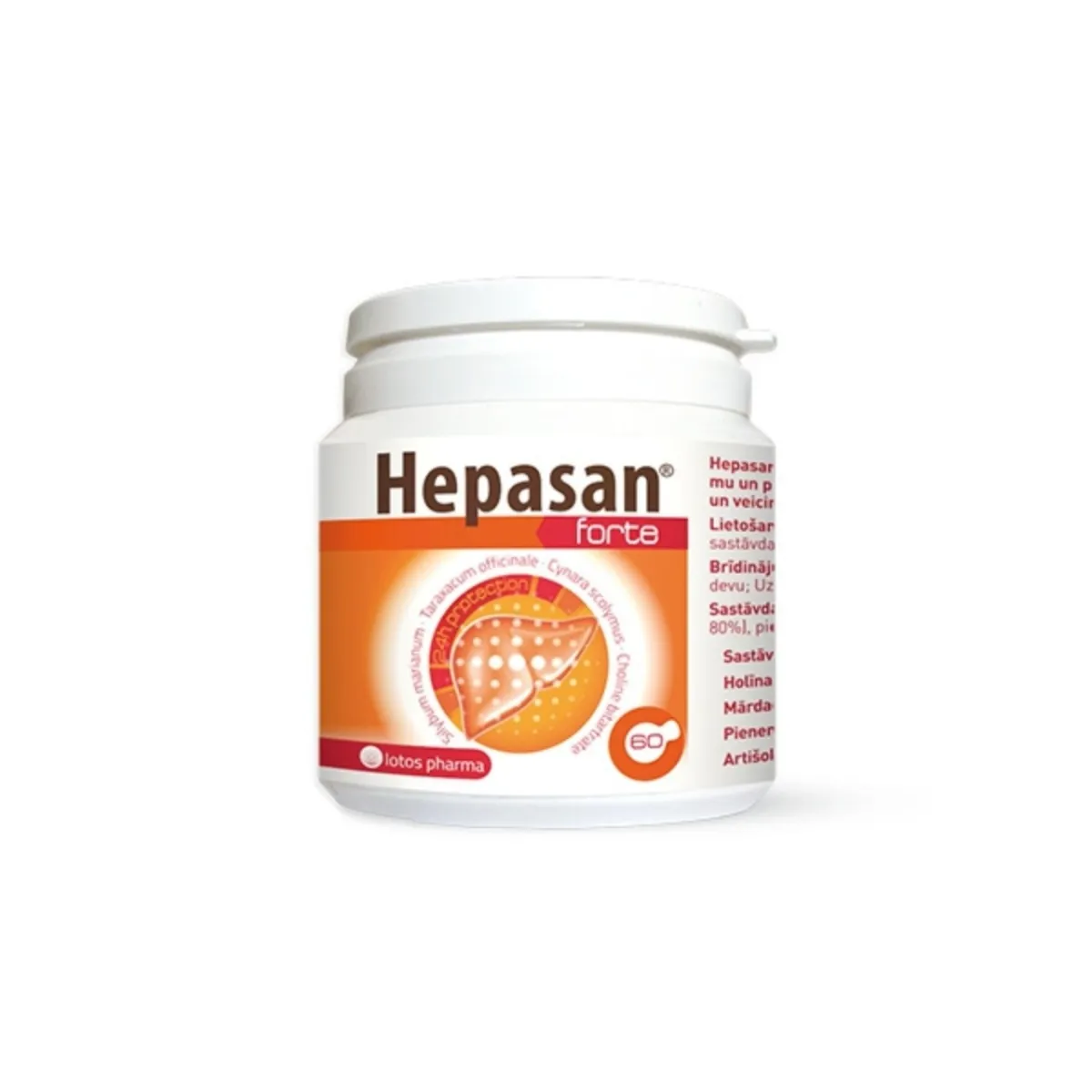 HEPASAN FORTE, 60 kapsulių - 