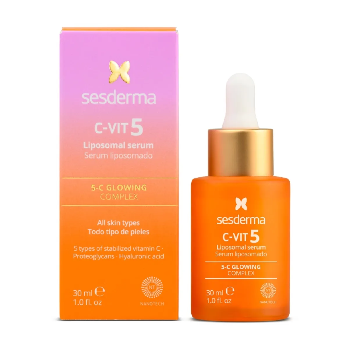 SESDERMA liposominis veido serumas C-VIT 5, 30ml - 