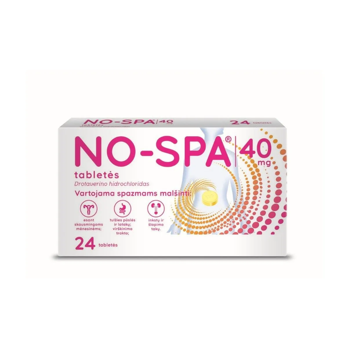 NO-SPA 40mg tab. N24 - 