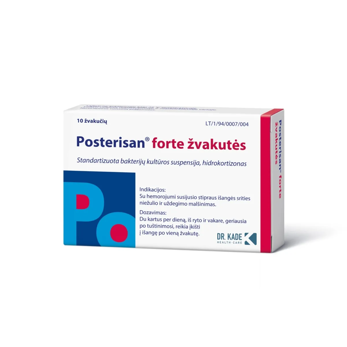 Posterisan forte žvakutės N10 - 