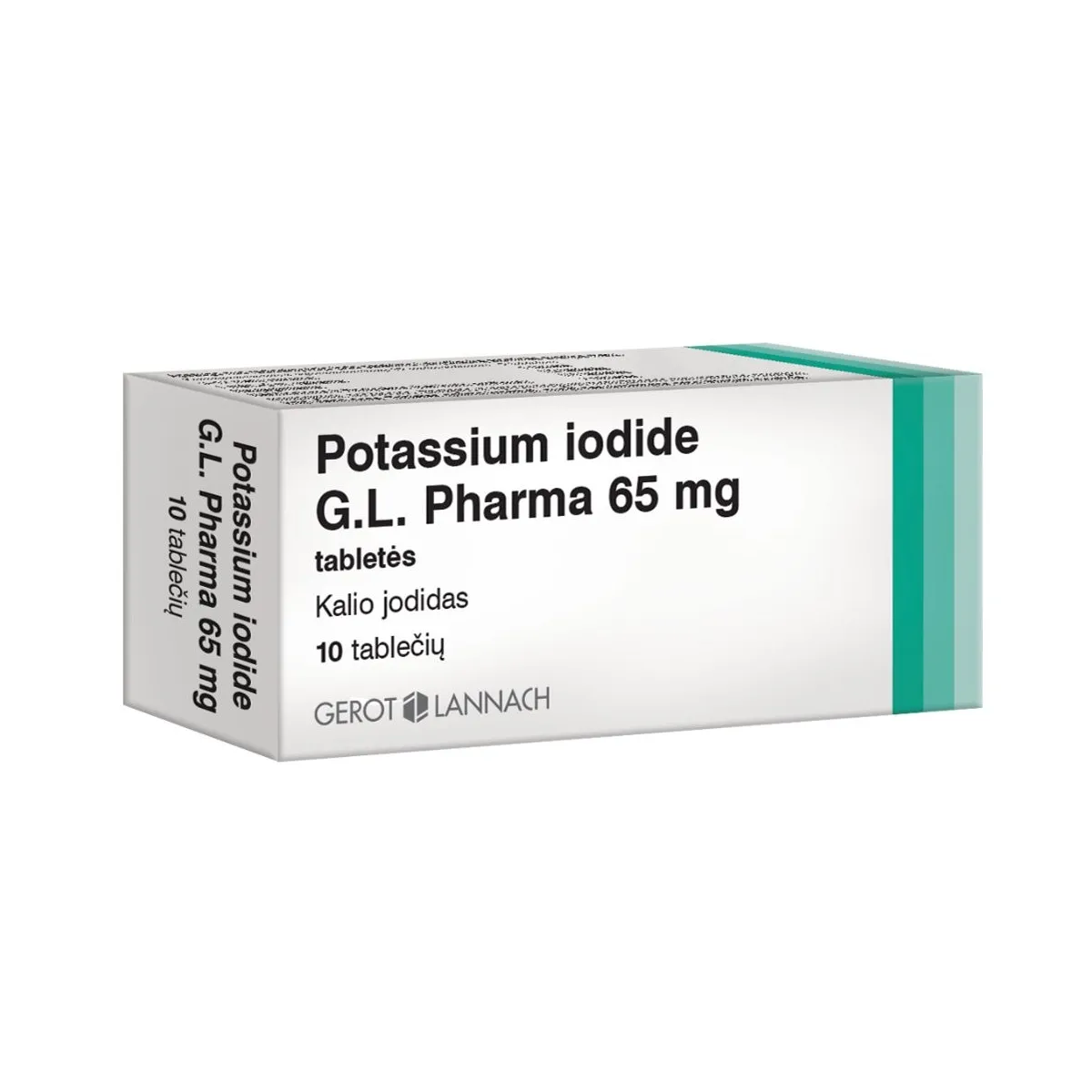 Potassium iodide G.L.Pharma 65mg tab. N10 - 