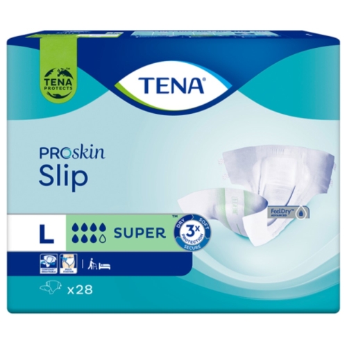 TENA sauskelnės SLIP SUPER, L dydis, N28