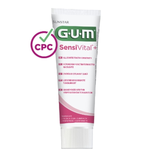 G.U.M. dantų pasta kasdienei apsaugai SENSIVITAL+, 75ml