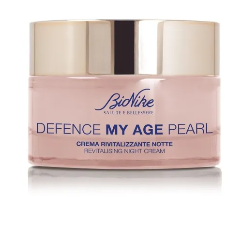 BioNike DEFENCE MY AGE PEARL gaivinamasis naktinis kremas, 50 ml
